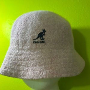 Pink Fuzzy Kangol Bucket Hat